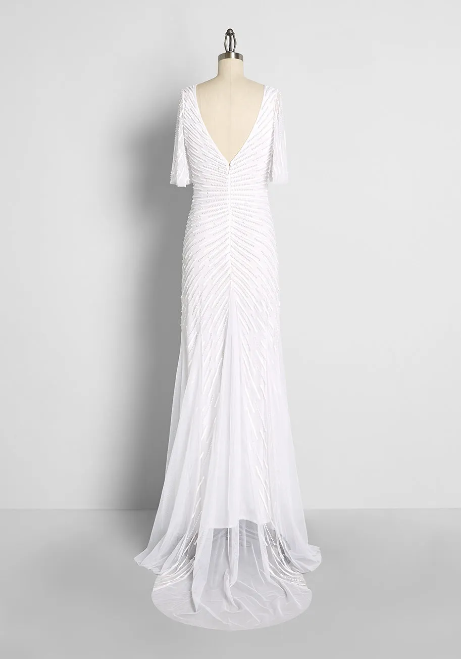 Breathtaking Beadwork Maxi Dress