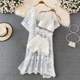 Cabello Three Piece Crochet Set