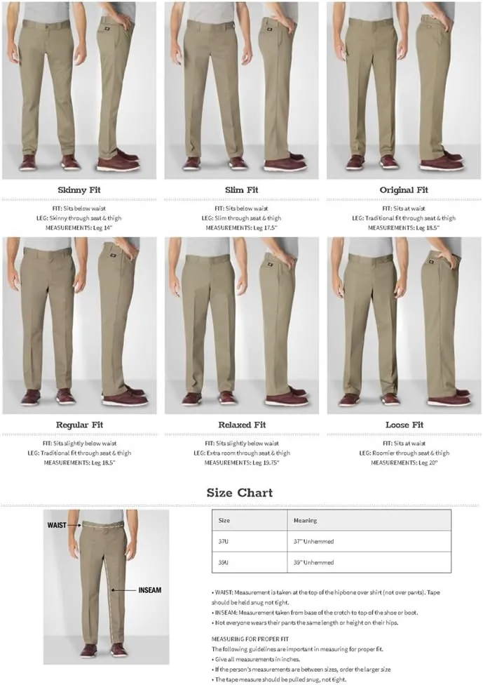 Dickies Men's Ripstop Cargo Pant Regular Straight Fit