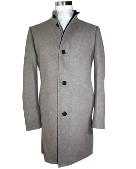 Hugo Boss Wool Coat Medium Beige Long Coat EU 52 - L