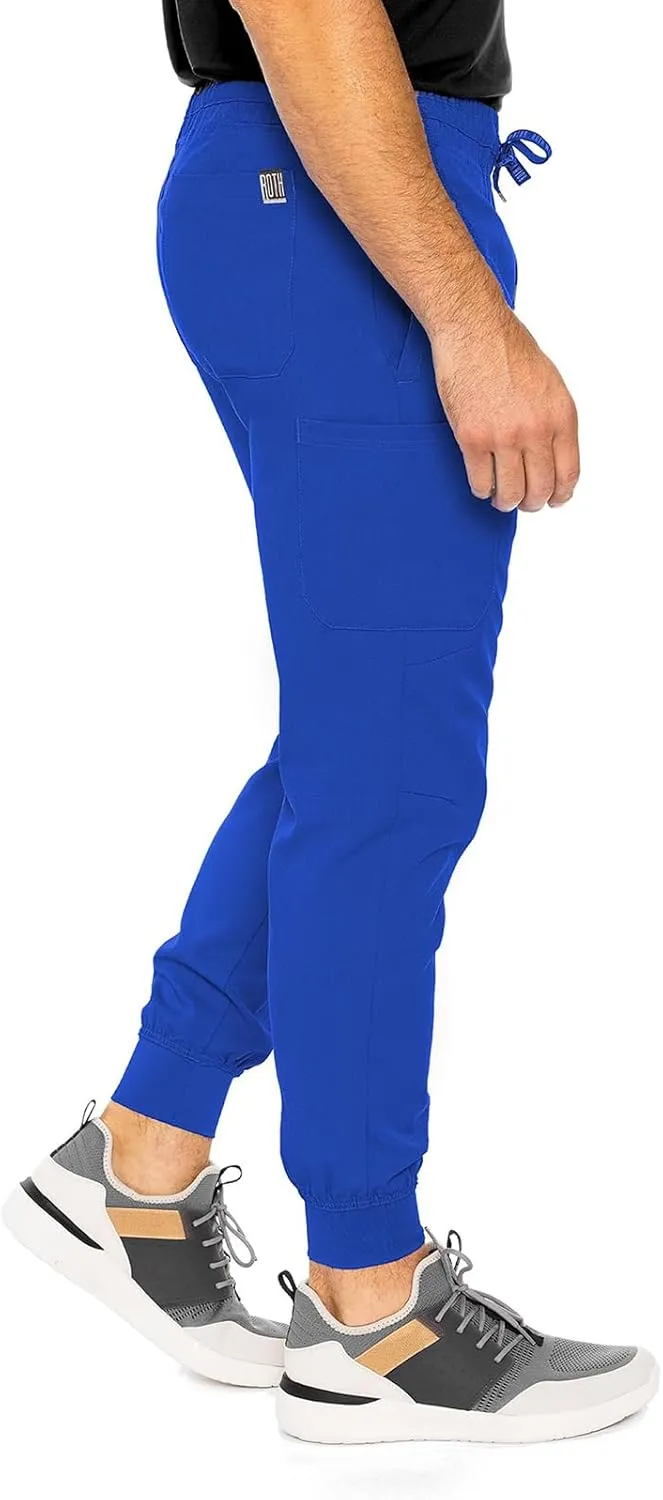 Med Couture Bowen Scrub Jogger Pants for Men - Perfect for Casual Wear and Active Lifestyles MC7777