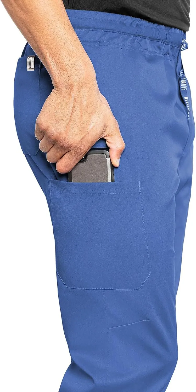 Med Couture Bowen Scrub Jogger Pants for Men - Perfect for Casual Wear and Active Lifestyles MC7777