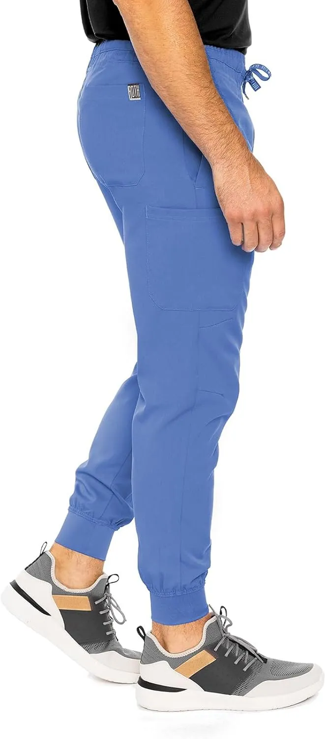 Med Couture Bowen Scrub Jogger Pants for Men - Perfect for Casual Wear and Active Lifestyles MC7777