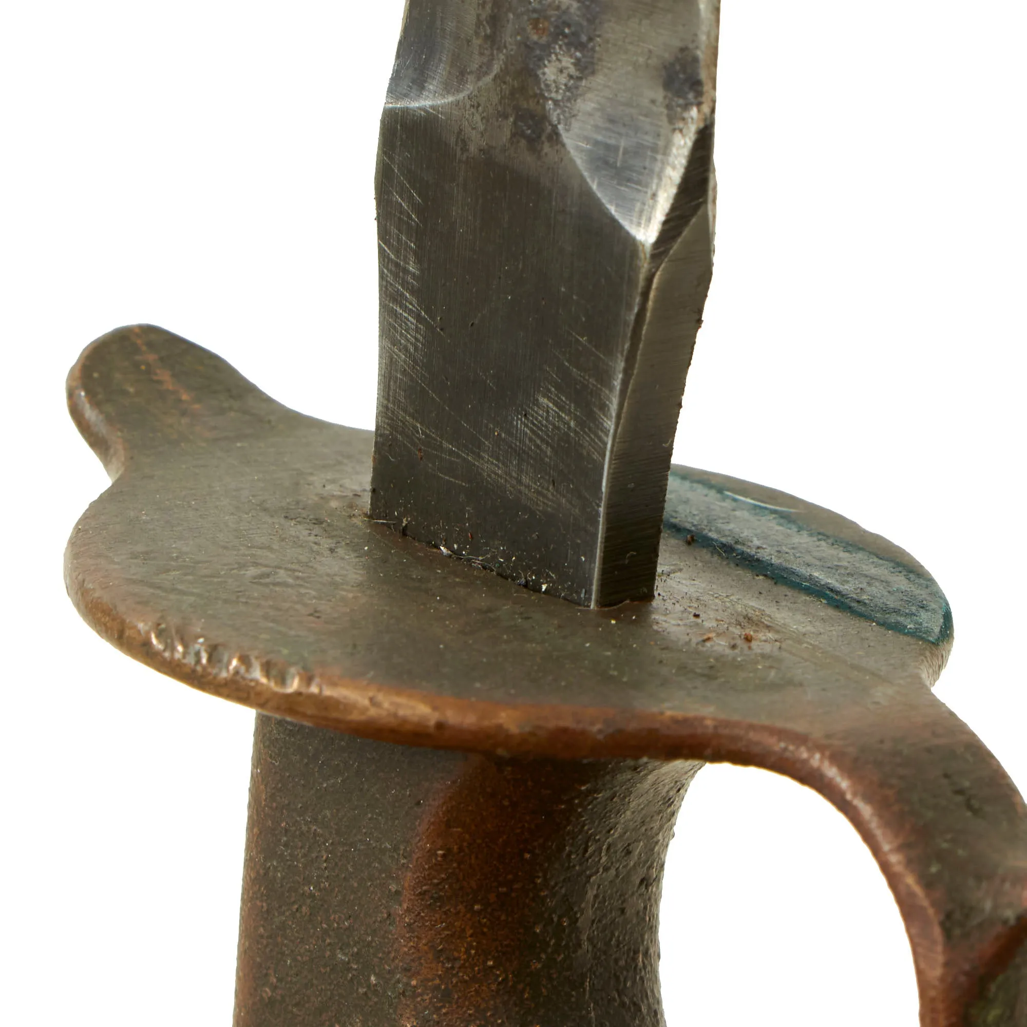 Vintage U.S. WWI Model 1918 Mark 1 Trench Knife with Custom Modified Scabbard - Featured in Greg Aloisios Model 1918 Mark I Trench Knife and Variations
