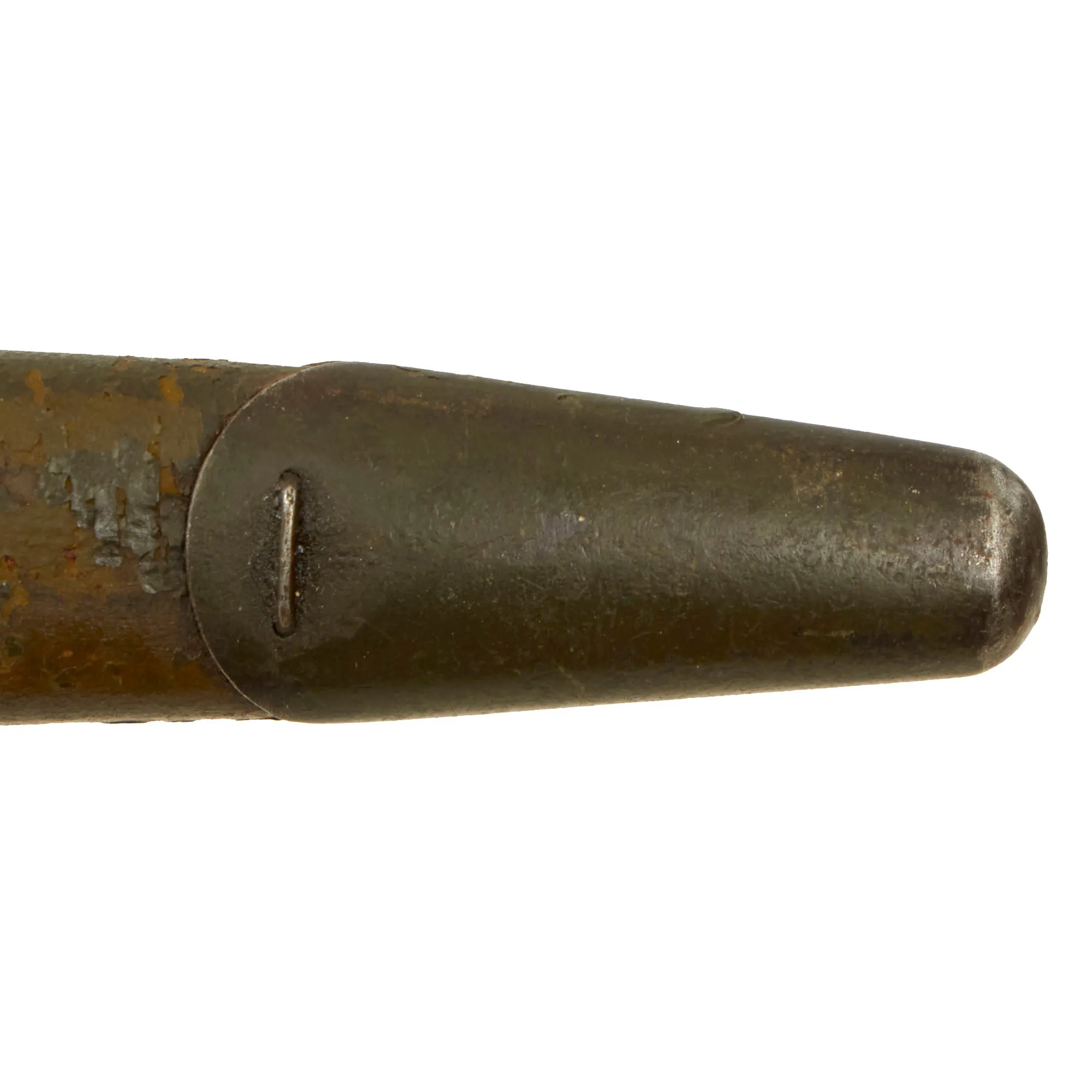 Original U.S. WWI P1913 Enfield Rifle & Trench Gun Bayonet by Remington with Scarce First Pattern M1917 Maxim Patent Scabbard - Dated 1917