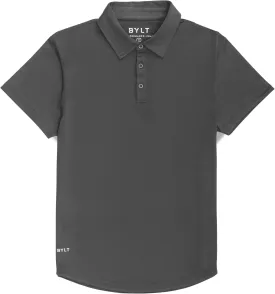 Performance Drop-Cut Polo Men's Shirt - Classic Fit, Collared Shirt for Men - Active & Casual Comfort Wear - Lightweight