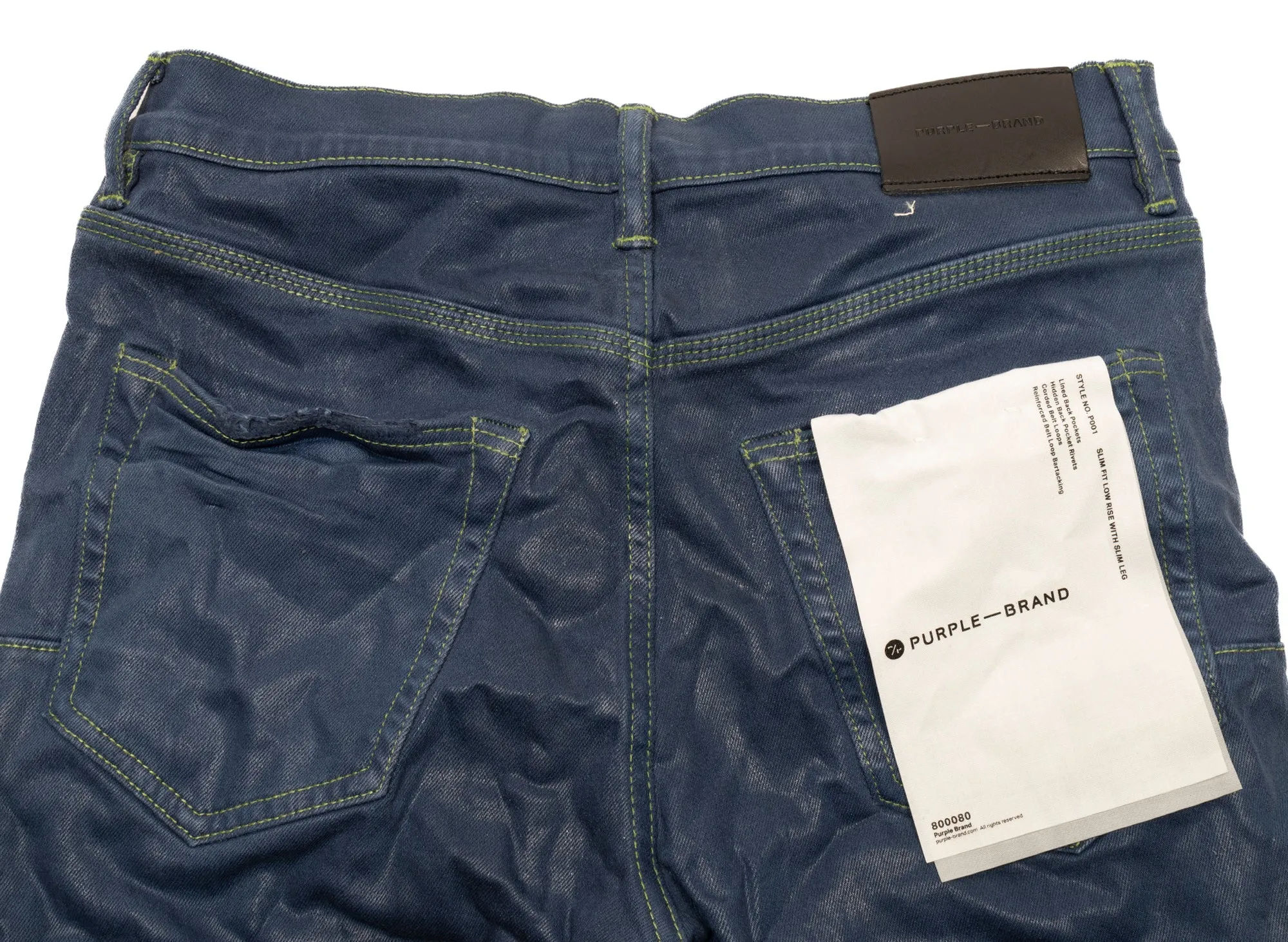 Purple Brand Contrast Stitch Jeans