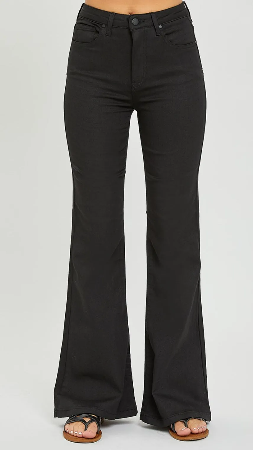Risen Brand Black Flare Jeans