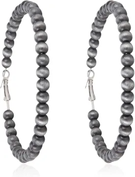 Rustic Couture's Western Hoop Earrings for Women Cowgirl Country Concho Western Statement Jewelry