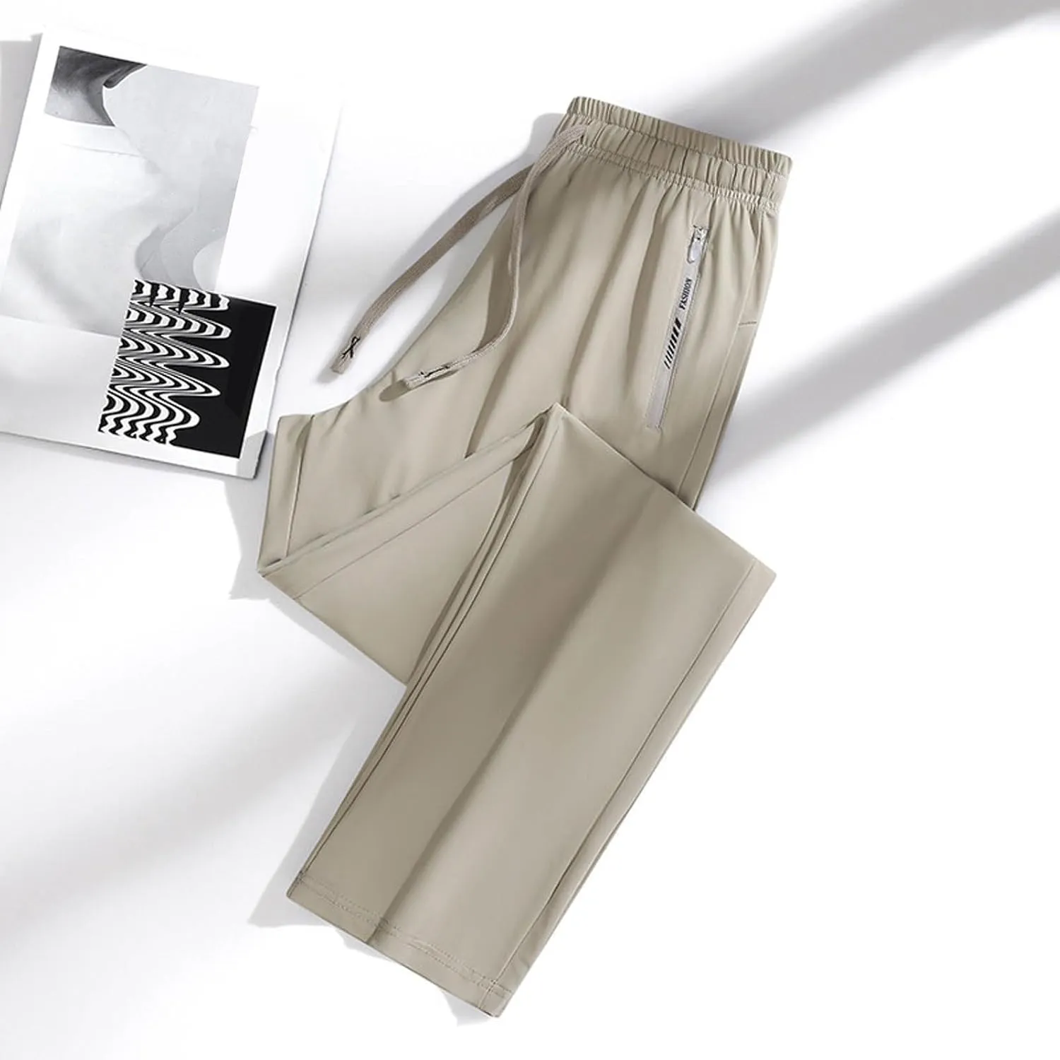 Sensistyle Stretch Pants for Women, Beeswan Pants for Women Over 50, Quick Dry Elastic Waist Trousers with Pockets
