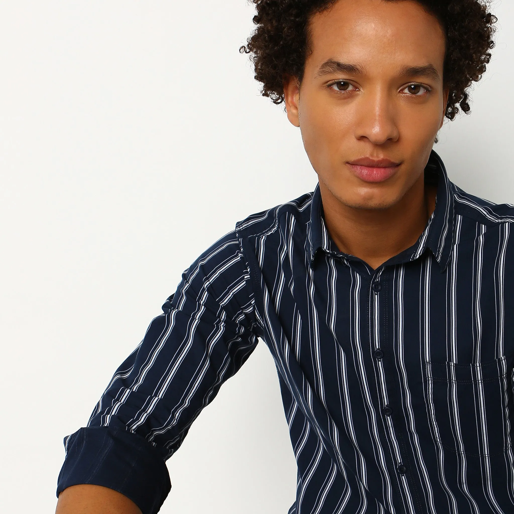 Slim Fit Striped Shirt