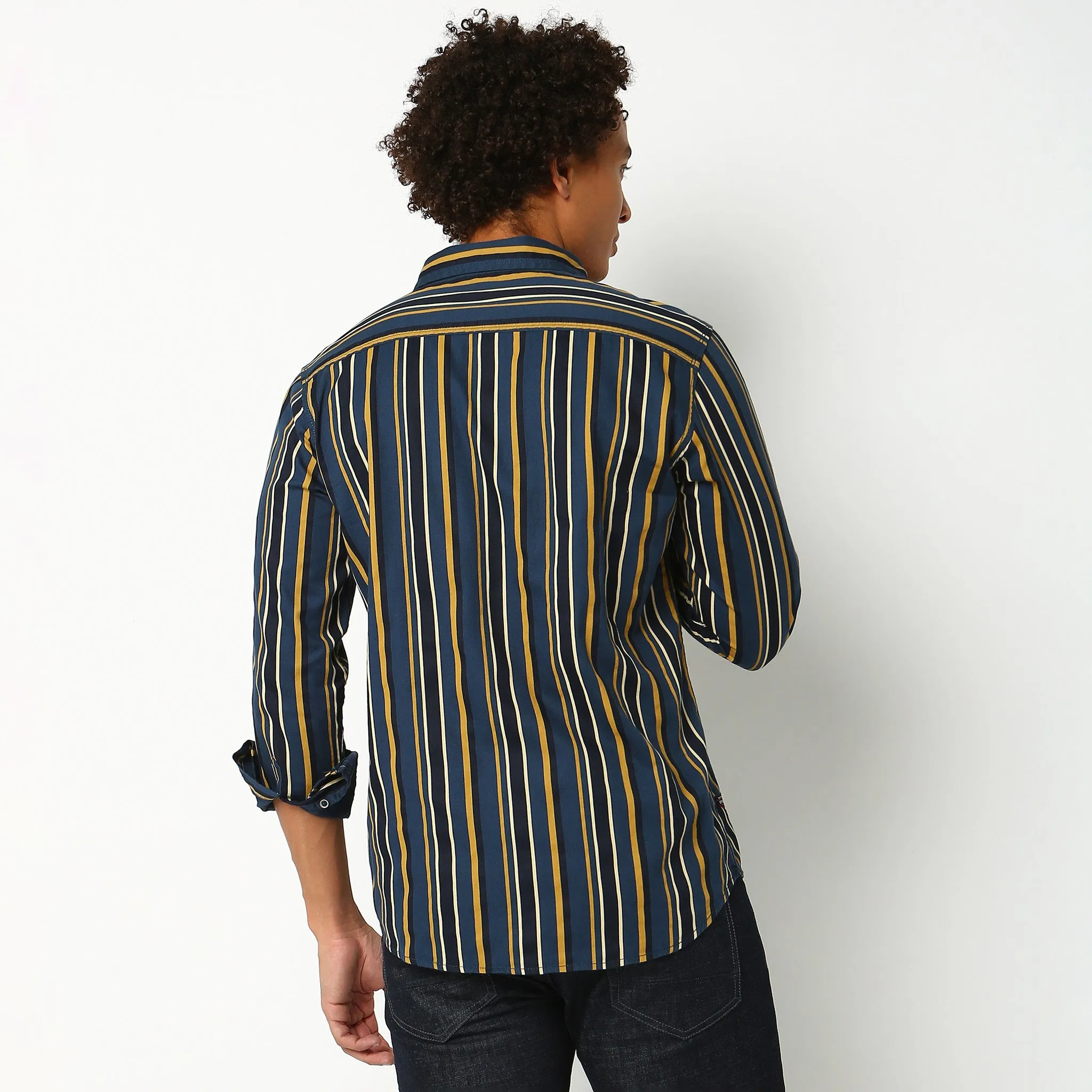 Slim Fit Striped Shirt