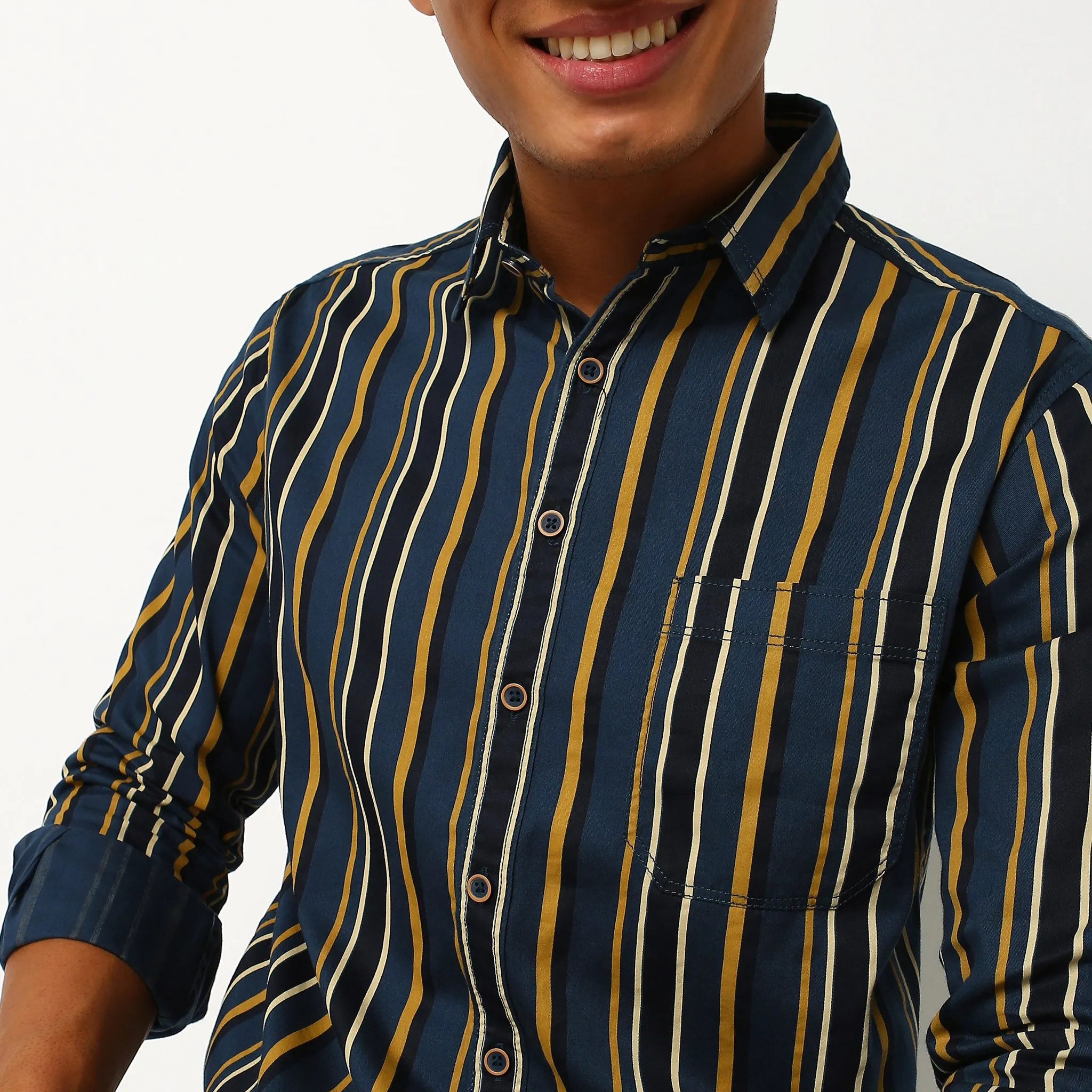 Slim Fit Striped Shirt