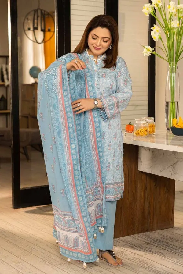 Tribute To Mothers '24 - 3Pc Printed Lawn Unstitched Suit Cl-42194 A
