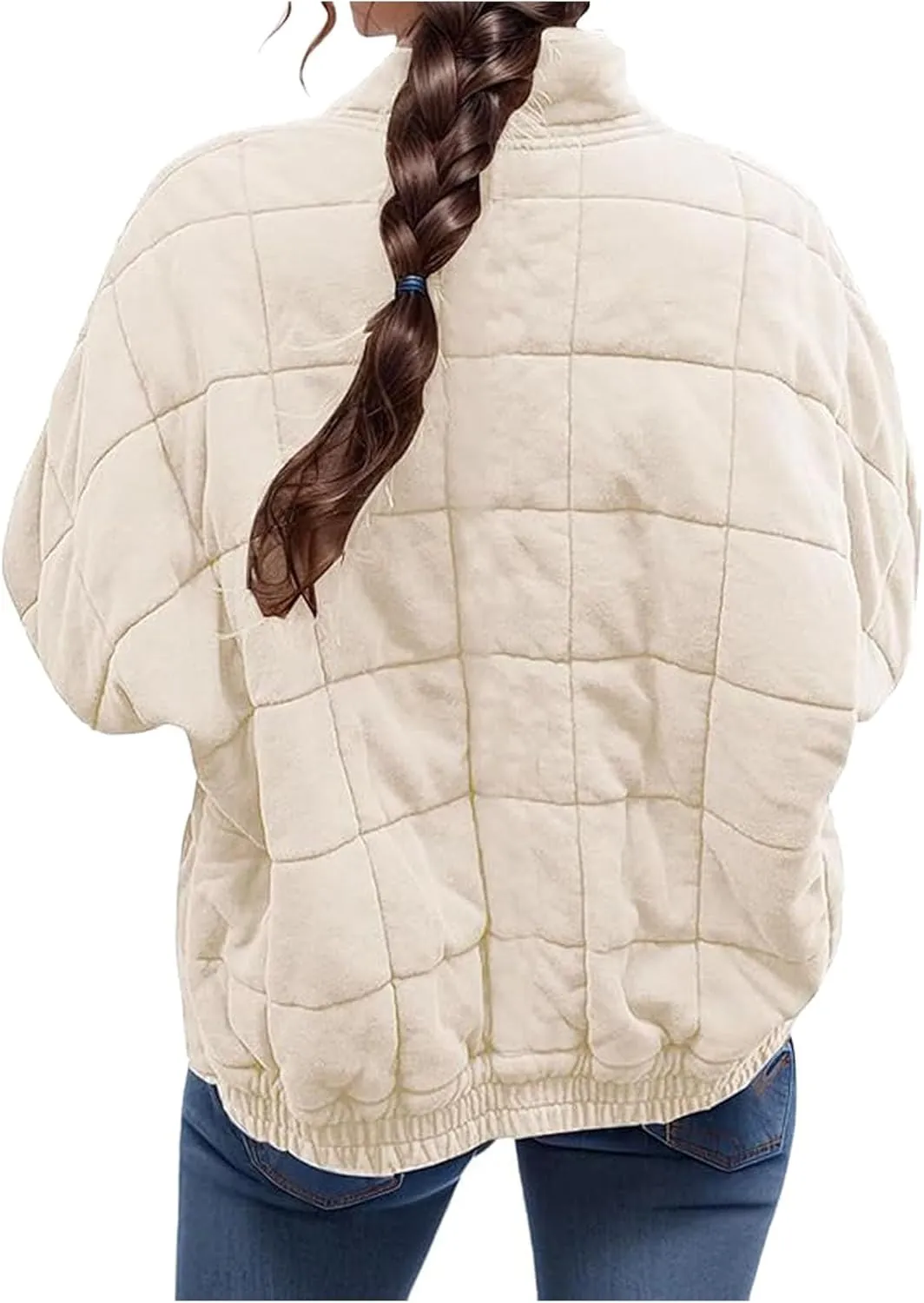 Womens Quilted Jacket Lightweight Puffer Jacket Button Down Winter Jacket Warm Insulated Jackets Padded Jacket
